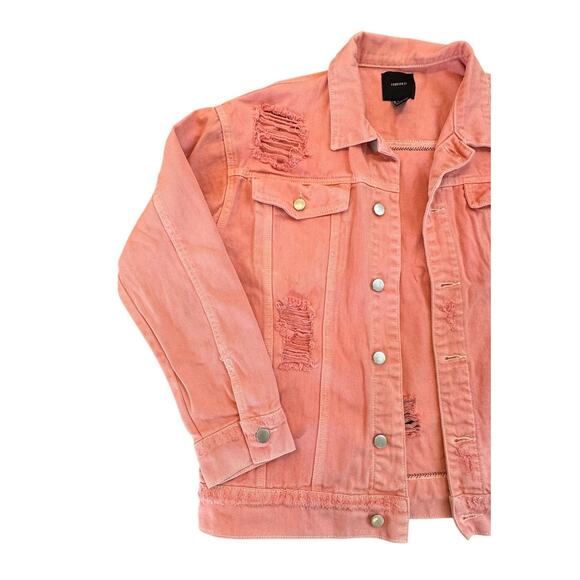 SELENA QUINTANILLA Queen of Tejano Music Upcycled Retro Pink Denim Jacket Size L - Picture 5 of 13